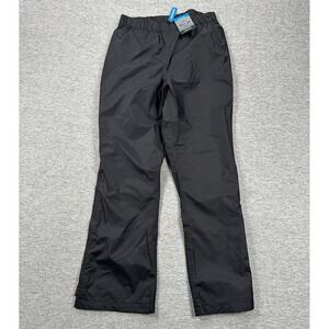 Columbia Rain Pants Womens Medium Black Waterbrook Omni Tech Waterproof NEW